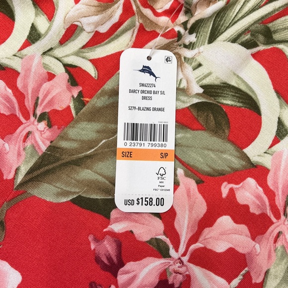 NWT Tommy Bahama Darcy Orchid Bay Sheath Dress PS - Picture 6 of 6